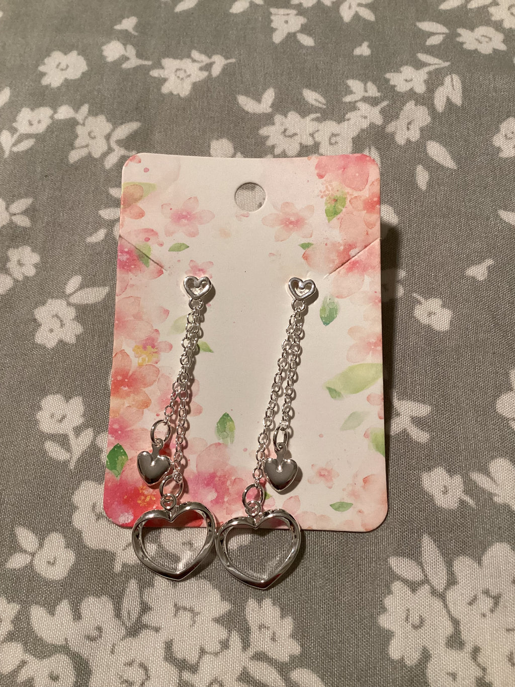 Sterling Silver Heart Earrings