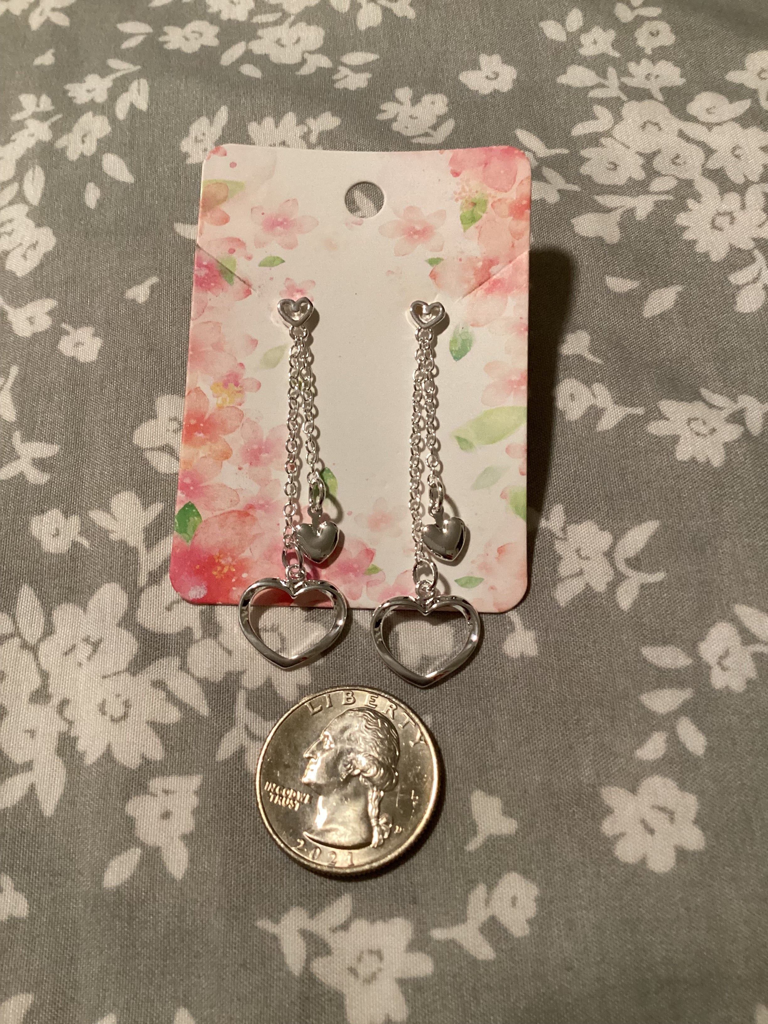 Sterling Silver Heart Earrings